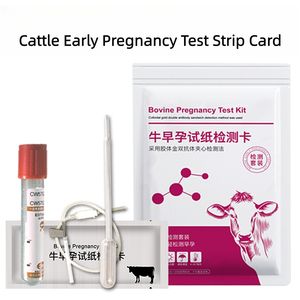 USMILEPET Kit de <span class=keywords><strong>test</strong></span> sanguin de grossesse bovine précoce de haute précision Kit de <span class=keywords><strong>test</strong></span> de vitesse de détection rapide pour bandelettes de <span class=keywords><strong>test</strong></span> de vache - Product Image 3
