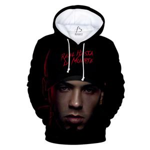 Diseño personalizado 3D Anuel AA los hombres mujeres Sudadera con capucha sudadera cantante chaqueta abrigo Tops Jersey - Product Image 4