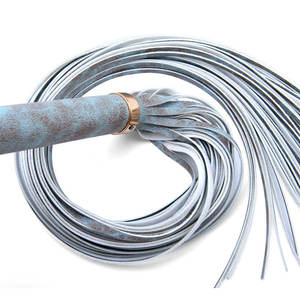 เฟทิช์ทาสซาดิสม์ด้ามโลหะไม้ตีหนังแส้ตบก้นทาส - Product Image 3