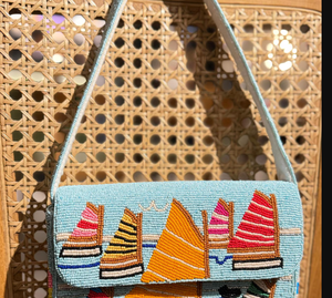 Bolsos de Mano de Lujo, Duraderos, Ligeros e Impermeables con Cierre de Cremallera Única y Bordado para Mujer, Bolsos de Noche Portátiles - Product Image 2