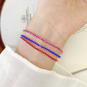 Fashion <b>Bracelet</b> Exclusive Multi Stone Lover Tennis <b>Bracelet</b> Elegant Jewelry Natural Gemstone Energy for <b>Love</b> Chakra Healing - Product Image 3