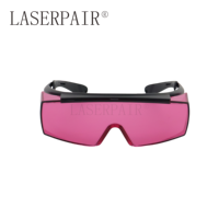 Lunettes de protection laser LP-ATD OD6+ 35% de transmission, lunettes de sécurité laser diode Alexandrite 808nm médicales, CE EN207