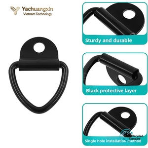 Yachuangxin Flat Iron Connector <b>Bracket</b> <b>Black</b> Matte Finish 90 Degree Home Installation Hardware - Product Image 6