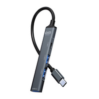 Adaptateur de séparateur USB haute vitesse Type c Expander 4 en 1 Hub USB pour PC Accessoires informatiques Hub multiport CHB081