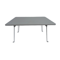 Table basse rectangulaire pliable en acier moderne, portable et convertible, petite table de salon/salle à manger/bureau