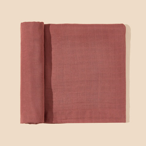 Nuovo Design 2025: Coperta Avvolgente in Bambù a Doppio Strato, Alta Densità di Fili, Super Morbida, 120*120cm, Tinta Unita - Product Image 2