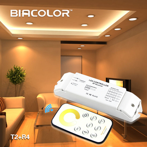 <strong>T2</strong>+R4 CCT LED Controller Rf <strong>Remote</strong> <strong>Control</strong> Dual White Led Controller - Product Image 1