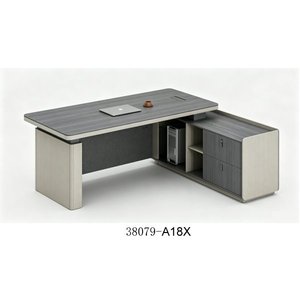 Escritorio Ejecutivo Moderno de Madera con Gabinete de Almacenamiento 38079-M16B, Muebles de Oficina Independientes - Product Image 3