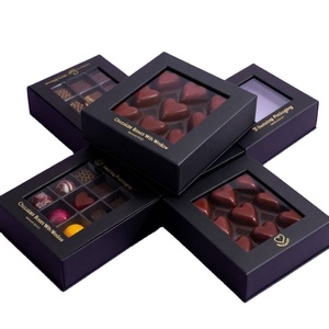 Caja <span class=keywords><strong>de</strong></span> Regalo Magnética <span class=keywords><strong>para</strong></span> Dulces y Chocolates, con Ventana, Personalizable con Logotipo, Ecológica, <span class=keywords><strong>de</strong></span> Lujo, <span class=keywords><strong>de</strong></span> Calidad Alimentaria - Product Image 2