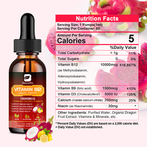 ビューウォース エナジーブースト メチルコバラミン ビタミン<span class=keywords><strong>B12</strong></span> 液体 60ml ビタミン<span class=keywords><strong>B12</strong></span>複合液滴 - Product Image 5