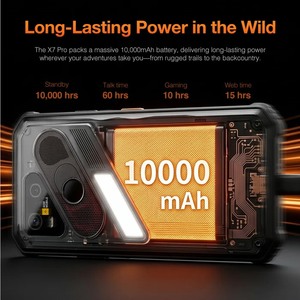 AGM X7 Pro |   Smartphone robuste à imagerie thermique |   Résolution thermique 512×384 |   6 Go + 256 Go |   Batterie 10000mAh |   IP68/IP69K eSIM - Product Image 4
