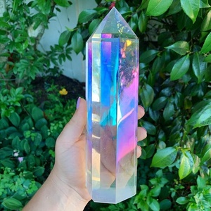 Bán Buôn Trắng Pha Lê Cột Trắng Luyện Chữa Bệnh Tháp Phong Thủy Phong Cách Đánh Bóng Kỹ Thuật Cho Trang Trí Nội Thất Quà Tặng - Product Image 2