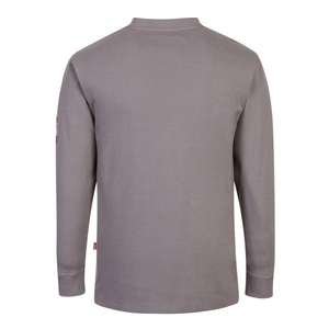PORTWEST - FR32GRRS Fire resistant and anti-static grey t-<b>shirt</b> - EAN 5036108334483 <b>FLAME</b> RESISTANT WORKWEAR - Product Image 2