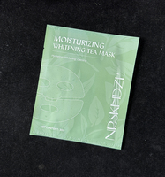 Produits d'e-commerce transfrontalier : Masque en feuille hydratant au thé vert cristallin 5 pièces pour femmes, pour peaux sèches