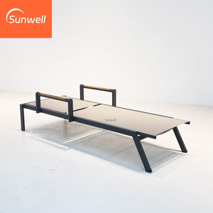 <span class=keywords><strong>Tumbona</strong></span> Apilable de Aluminio Resistente a la Intemperie para Exteriores, Silla de Piscina, Tumbonas para Hotel y Playa - Product Image 3