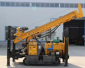 Perfuração portátil máquina poço de água China Hydraulic Mine Rotary Oilfield Diamond Core Empilhar Rig Air Compressor