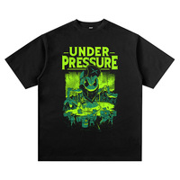 T-shirt décontracté d'été pour homme, impression vinyle lumineuse personnalisée, logo réfléchissant, t-shirts grande taille pour homme, brillants dans le noir