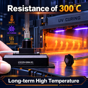 เซ็นเซอร์วัดรังสียูวีออนไลน์อุตสาหกรรม LS129 พร้อมเอาต์พุต RS485 สำหรับการวัดความเข้มของหลอดไฟยูวี - Product Image 1