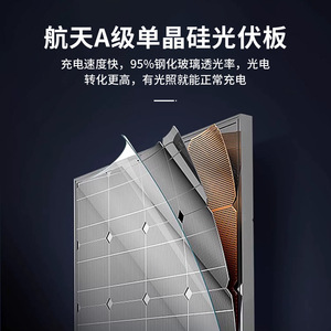 Xiongxin Monocrystalline <b>Solar</b> <b>Panel</b> <b>100W</b> Outdoor Use High Efficiency Photovoltaic Module - Product Image 3