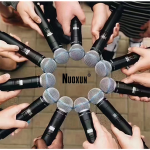Microphone dynamique sans fil double canal <span class=keywords><strong>BETA</strong></span> 58 UHF Microphone professionnel à main pour la diffusion en direct sur la scène de l'église - Product Image 3