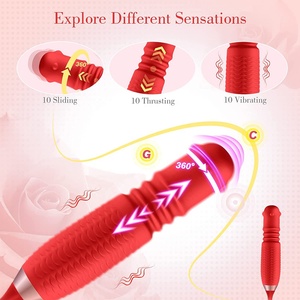 Rose-Toy USB Powered <span class=keywords><strong>Dildo</strong></span> Feminino Thruster Egg <span class=keywords><strong>Clitoris</strong></span> Otário Estimulador de Língua Lambendo Brinquedos Sexuais para Adultos - Product Image 3
