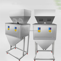 Machine de remplissage à Double tête pour grains, farine, riz, thé en poudre, granulés, pesée, 10g, 1KG, 3KG