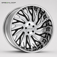 GREENLOOP Jantes forgées 2/3 pièces 24X10 24X9 26X10 26x10 28X9 28x10 5x127 5x120.65mm pour Caprice Impala C1500 1990 Cutlass 1980
