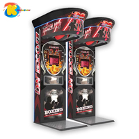 Machine de boxe électronique à monnayeur pour usage extérieur durable, avec structure métallique, à vendre