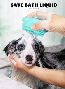 Champú de masaje para baño 2 en 1, dispensador de jabón, baño de aseo, mascota, gato, perro, aseo, champú de silicona, cepillo de Ducha - Product Image 5