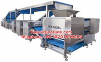 Ligne de production de biscuits entièrement automatique d'usine Machines de boulangerie avec machine à pâte Shanghai