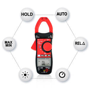 VA311B-2 <span class=keywords><strong>pince</strong></span> multimètre numérique 3999 comptes ampèremètre testeur de tension NCV Ohm capacité résistance continuité fréquence courant <span class=keywords><strong>continu</strong></span> - Product Image 3