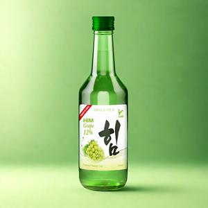 Korean Him Soju Reasonable Price Grape Flavored <b>Liqueur</b> Direct Wholesale ISO Certified Glass Bottle Manufactured in Vietnam - Product Image 2