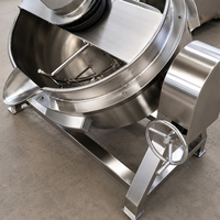 Industrieller 50 500 600 1000 Liter Zucker-Sirup-Kochkessel Dampfmantelkessel Süßigkeiten-Kochtopf mit Rührwerk
