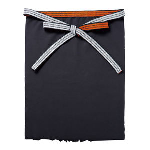 Delantal de Cocina Estilo Japonés, Talla Única, Color Negro, 60% Algodón, 40% Rayón, Elegante y Moderno - Product Image 1