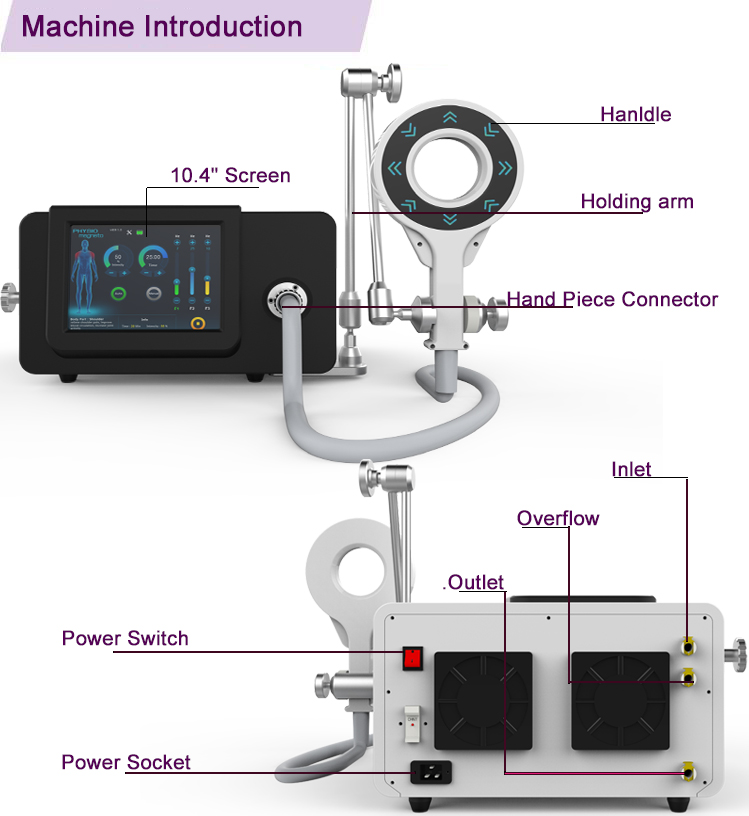 Pulse electrical magnetic field therapy machine/PEMF high electric potential therapy equipment for health care device