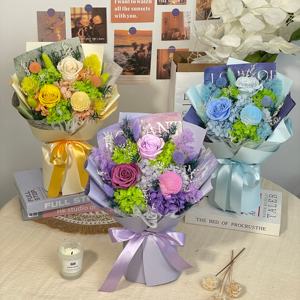 El Regalo Más Lujoso del 2026: Caja de Regalo con Ramo de Rosas Eternas Preservadas al por Mayor - Suministros para Floristas, Eventos y Regalos de San Valentín y Año Nuevo - Product Image 2