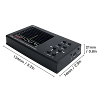 SA6 6GHz Optical Handheld Spectrum Analyzer 134x74x21mm Portable 1 Year Warranty 35 6200 MHz Built-in Signal Generator PC