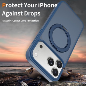 360 °   Coque de téléphone magnétique personnalisée avec support anneau et boutons de charge sans fil pour <span class=keywords><strong>iPhone</strong></span> 13 <span class=keywords><strong>14</strong></span> 15 16 Plus 17 18 <span class=keywords><strong>Pro</strong></span> Air <span class=keywords><strong>Pro</strong></span> Max - Product Image 2