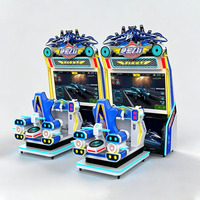 Machine de jeu d'arcade de vol dynamique avec écran HD de 65 pouces, simulateur de mouvement, équipement de divertissement pour centre de jeux