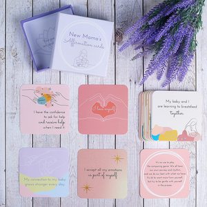 Cadeau idéal pour la <span class=keywords><strong>grossesse</strong></span>, cartes de <span class=keywords><strong>méditation</strong></span> pour la <span class=keywords><strong>grossesse</strong></span>, encourageant les affirmations positives pour les mamans, cartes d'affirmation pour les nouvelles mamans - Product Image 5