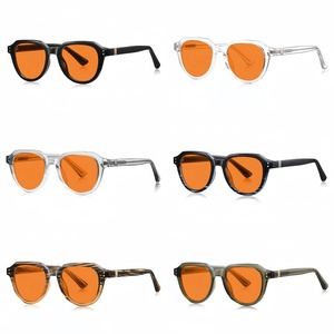 Nuevo Diseño de Montura Óptica, Venta Directa de Fábrica en China, Lentes Anaranjadas Anti Luz Azul para Hombre y Mujer, Montura Duradera TR90 - Product Image 5