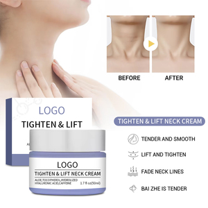 Crème pour le cou anti-rides, apaisante, blanchissante et raffermissante, soin de la peau biologique, vente en gros, marque privée, OEM, pour le cou noir - Product Image 5