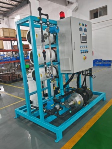 Công nghiệp PCL kiểm soát RO thẩm thấu ngược thiết bị nước biển khử muối cho xử lý nước máy móc - Product Image 3