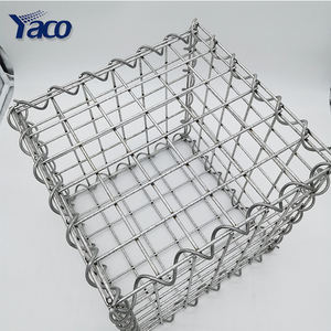 Saldata di gabion netto 50x50 maglia di filo a spirale rock gabbia di pietra muro di sostegno costruzione - Product Image 6