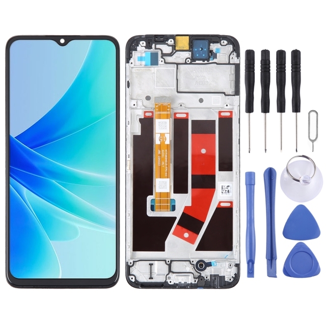 For OPPO A77 4G / A77s / A57e / A57S Mobile Phone Replacement OEM LCD Screen Display for Digitizer Full Assembly With Frame