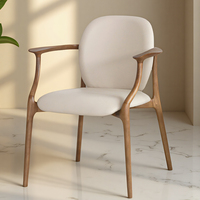 JP Vente en gros Chaise en bois de noyer rembourrée chinoise Chaise de salle à manger pour restaurant, hôtel, maison, salle à manger, cuisine