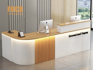 Mostrador de Recepción Personalizado en Forma de L para <span class=keywords><strong>Consultorio</strong></span> Dental, Clínica, Oficina o Guardería, con Luz LED - Product Image 3