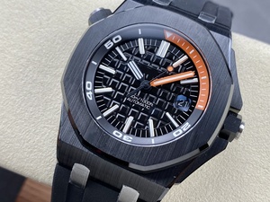 Reloj Mecánico de Lujo de la Mejor Calidad, Resistente al Agua, 42 mm, Fábrica APS, Movimiento ETA 3120, 15707, Reloj de Buceo de Cerámica Negra - Product Image 3