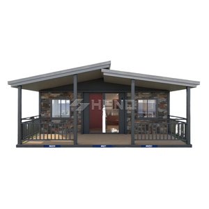 Maisons mobiles préfabriquées de luxe modernes de 20 et 40 pieds, 3 chambres, conteneurs portables - Product Image 2