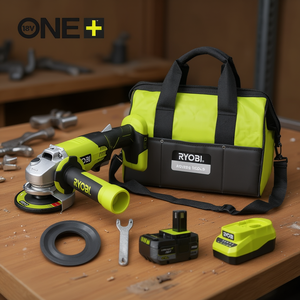 Kit de Amoladora Angular <span class=keywords><strong>Ryobi</strong></span> de 18 V y 115 mm, Incluye Batería de 4.0 Ah y Bolsa de Transporte - Product Image 3